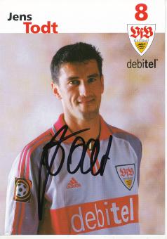 Jens Todt  2001/2002  VFB Stuttgart  Fußball  Autogrammkarte original signiert 