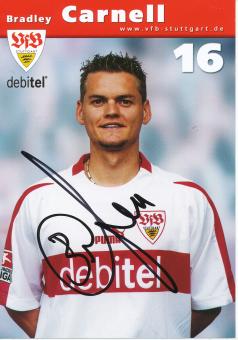 Bradley Carnell  2002/2003  VFB Stuttgart  Fußball  Autogrammkarte original signiert 