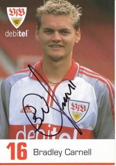 Bradley Carnell  2000/2001  VFB Stuttgart  Fußball  Autogrammkarte original signiert 