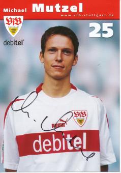 Michael Mutzel  2002/2003  VFB Stuttgart  Fußball  Autogrammkarte original signiert 