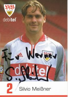 Silvio Meißner  2000/2001  VFB Stuttgart  Fußball  Autogrammkarte original signiert 