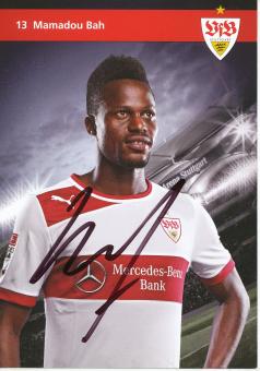 Mamadou Bah  2012/2013  VFB Stuttgart  Fußball  Autogrammkarte original signiert 