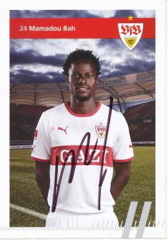 Mamadou Bah  2011/2012  VFB Stuttgart  Fußball  Autogrammkarte original signiert 