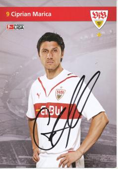 Ciprian Marica  2009/2010  VFB Stuttgart  Fußball  Autogrammkarte original signiert 