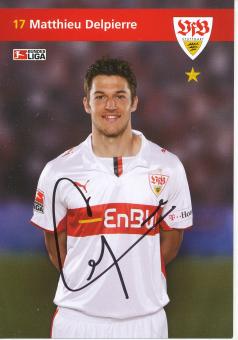 Matthieu Delpierre  2008/2009  VFB Stuttgart  Fußball  Autogrammkarte original signiert 
