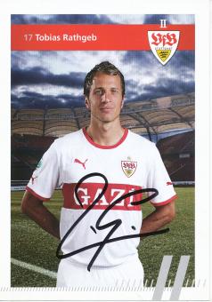 Tobias Rathgeb  2011/2012  VFB Stuttgart  Fußball  Autogrammkarte original signiert 