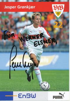 Jesper Grønkjaer  2005/2006  VFB Stuttgart  Fußball  Autogrammkarte original signiert 