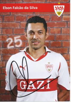 Elson Falcao da Silva  2010/2011  VFB Stuttgart  Fußball  Autogrammkarte original signiert 