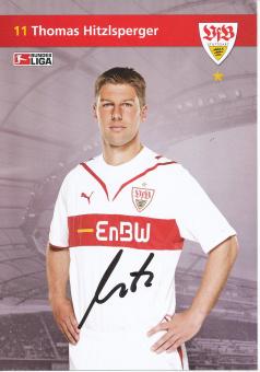 Thomas Hitzlsperger  2009/2010  VFB Stuttgart  Fußball  Autogrammkarte original signiert 