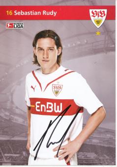 Sebastian Rudy  2009/2010  VFB Stuttgart  Fußball  Autogrammkarte original signiert 