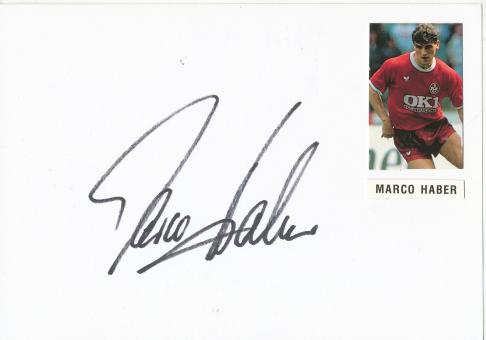 Marco Haber  FC Kaiserslautern  Fußball  Autogramm Karte  original signiert 