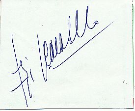 Luigi Scarabello † 2007  Italien Gold Olympia 1936 Fußball Autogramm Blatt original signiert 