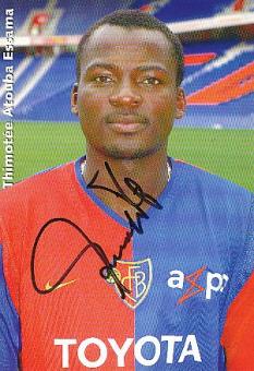Thimotee Atouba  FC Basel  Fußball Autogrammkarte  original signiert 