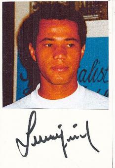 Luisinho  Brasilien WM 1982  Fußball Autogramm Karte  original signiert 
