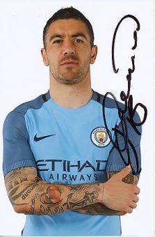 Aleksandar Kolarov  Manchester City  Fußball  Foto original signiert 