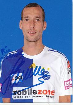 Jeff Strasse  Grasshopper Zürich  Fußball  Autogrammkarte original signiert 