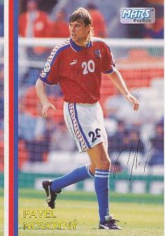 Pavel Novotny  Tschechien  Fußball  Autogrammkarte Druck signiert 