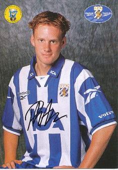 Patric Andersson  IFK Göteborg  Fußball  beschädigte Autogrammkarte original signiert 