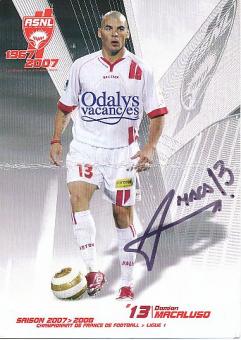 Damian Macaluso  AS Nancy Lorraine  Fußball  beschädigte Autogrammkarte original signiert 