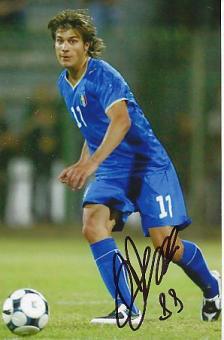 Daniele Dessena  Italien  Nationalteam  Fußball Autogramm  Foto original signiert 