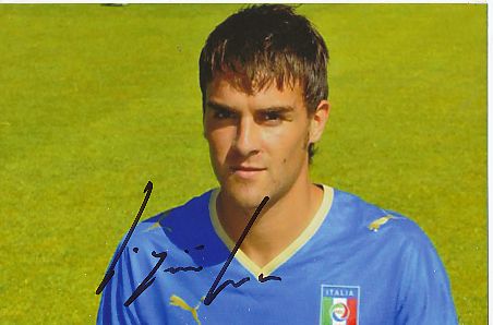 Luca Cigarini  Italien  Nationalteam  Fußball Autogramm  Foto original signiert 