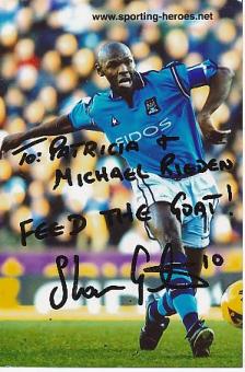 Shaun Goater  Manchester City  Fußball Autogramm  Foto original signiert 