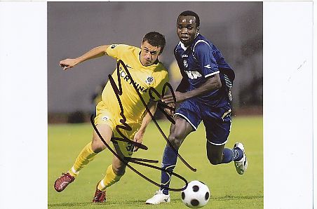 Mathias Chago  Kamerun  Fußball Autogramm  Foto original signiert 