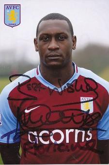 Emile Heskey  Aston Villa  Fußball Autogramm  Foto original signiert 