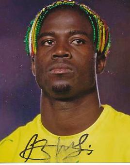 Yao Aziawonou  Togo  Fußball Autogramm  Foto original signiert 