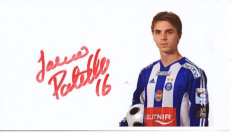 Jarno Parikka  Finnland  Fußball Autogramm  Foto original signiert 