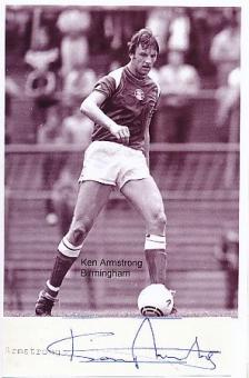 Ken Armstrong  FC Birmingham City  Fußball Autogramm  Foto + Blatt original signiert 