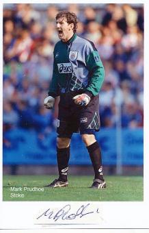 Mark Prudhoe  Stoke City  Fußball Autogramm  Foto + Blatt original signiert 