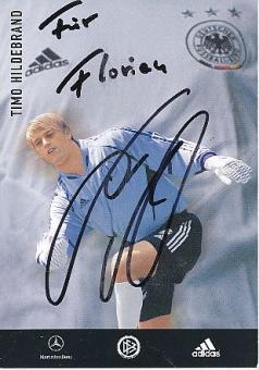 Timo Hildebrand  DFB  Fußball Autogrammkarte original signiert 