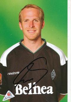 Markus Münch  Borussia Mönchengladbach  Fußball beschädigte Autogrammkarte original signiert 
