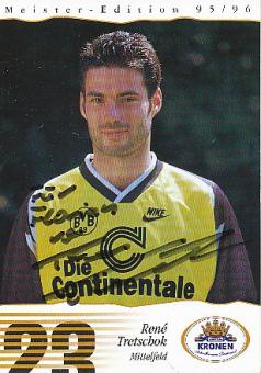 Rene Tretschok   Borussia Dortmund Fußball Autogrammkarte original signiert 