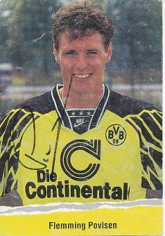 Michael Henke   Borussia Dortmund  Fußball beschädigte Autogrammkarte original signiert 