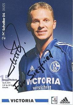 Tomasz Waldoch  2004/2005  FC Schalke 04  Autogrammkarte original signiert 