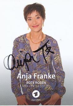Anja Franke  Rote Rosen  ARD  TV  Serien Autogrammkarte original signiert 