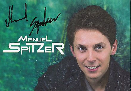 Manuel Spitzer  Musik   Autogrammkarte original signiert 
