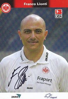 Franco Lionti  2005/2006  Eintracht Frankfurt  Autogrammkarte original signiert 