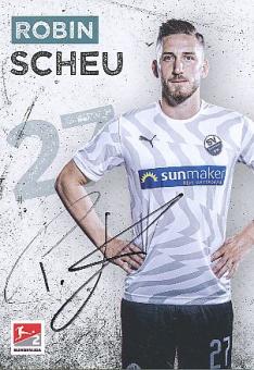 Robin Scheu  2019/2020  SV Sandhausen  Autogrammkarte original signiert 
