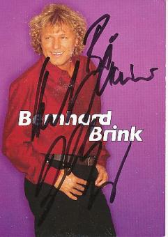 Bernhard Brink   Musik  beschädigte Autogrammkarte original signiert 