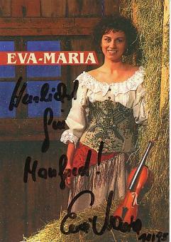 Eva Maria  Musik  Autogrammkarte original signiert 