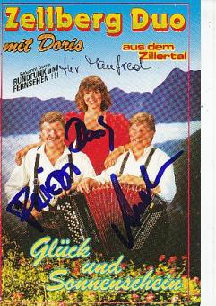 Zellberg Duo   Musik  Autogrammkarte original signiert 