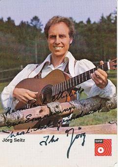 Jörg Seitz   Musik  Autogrammkarte original signiert 