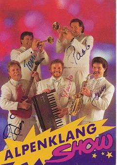 Alpenklang Show  Musik  Autogrammkarte original signiert 