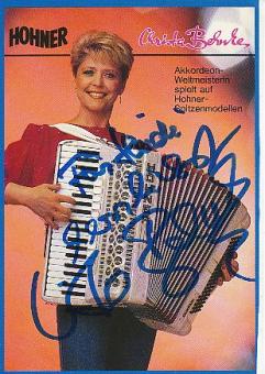 Christa Behrke  Musik  Autogrammkarte original signiert 