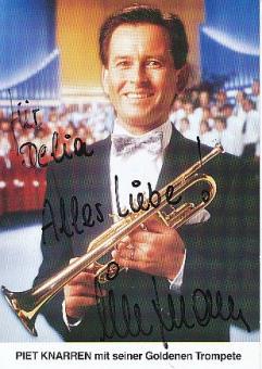 Piet Knarren  Musik  Autogrammkarte original signiert 