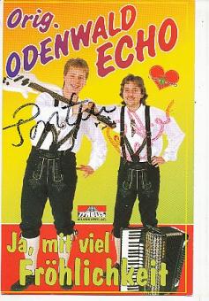 Orig. Odenwald Echo  Musik  Autogrammkarte original signiert 