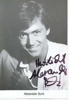 Alexander Burk   Film & TV  Autogrammkarte original signiert 